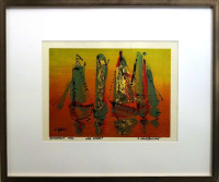 Zdeňka Holejšovská - Na vodě - umělecký tisk